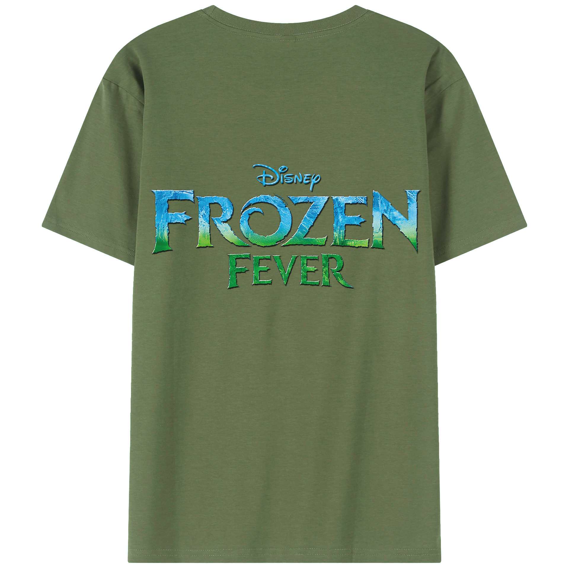 （画像用） アナと雪の女王 アンナ エルサ Frozen Anna Elsa 綿100％ メンズ半袖Tシャツ（バックプリント） 通気性